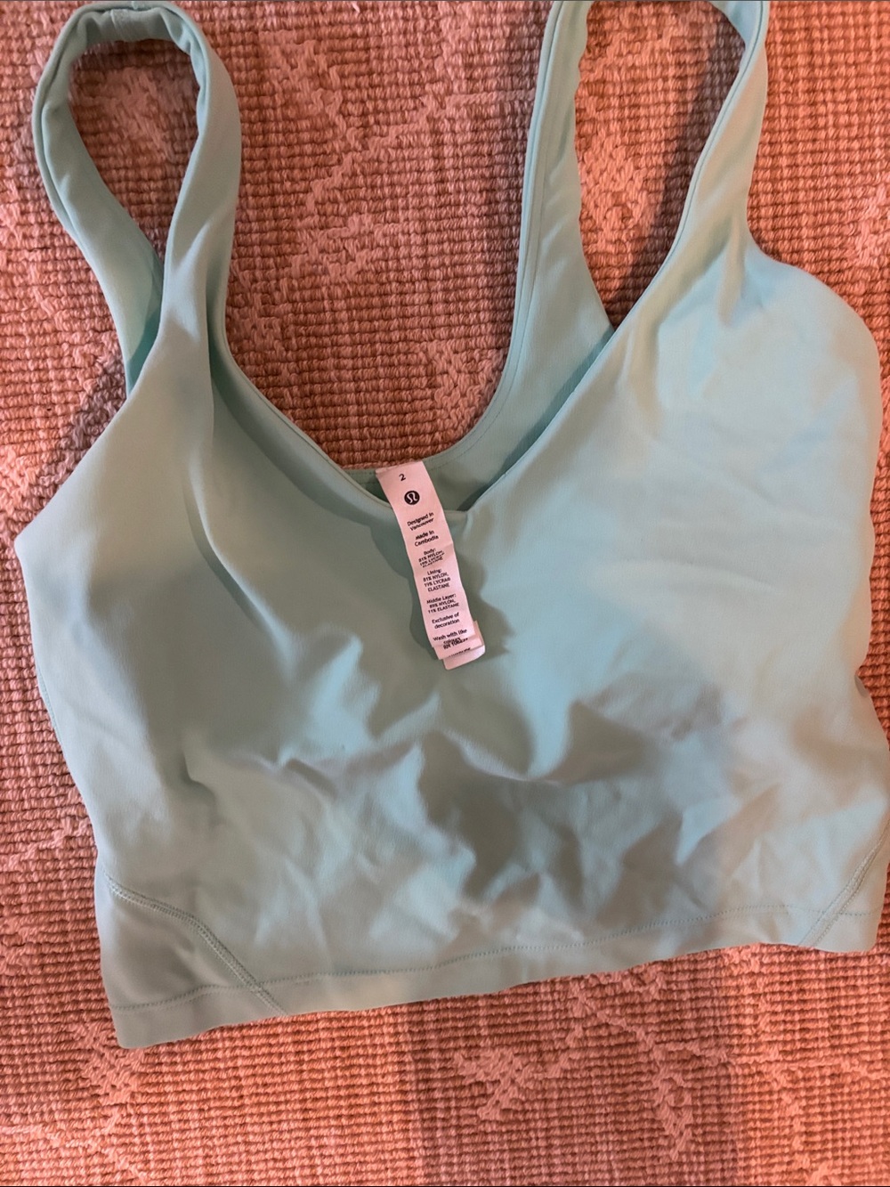 MINT green  - LULU LEMON align tank